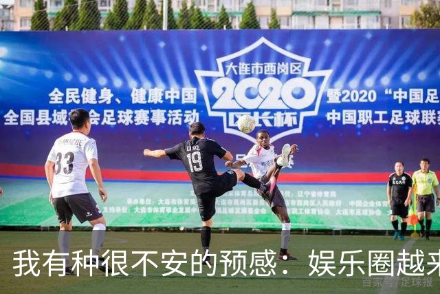 我有种很不安的预感：娱乐圈越来越不对了，大批明星突然扎堆开演唱会，不是情怀，是缺钱了