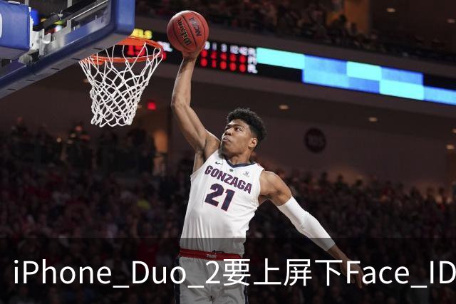 iPhone Duo 2要上屏下Face ID，前屏独享？